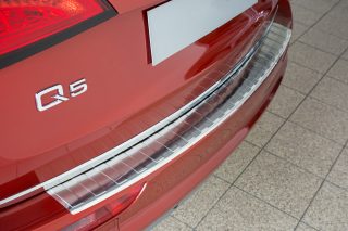 Qualitäts Ladekantenschutz Edelstahl Schutz Leiste für Audi Q5 8R ab 2008