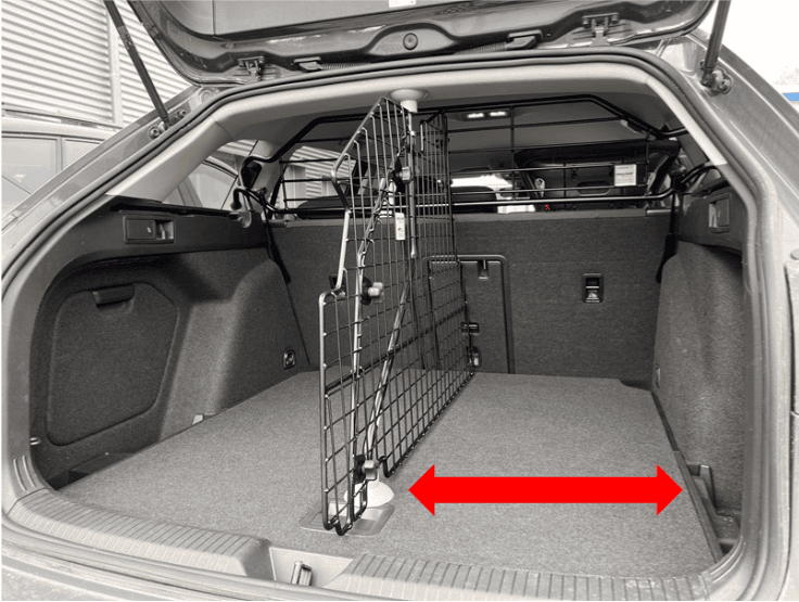 Trenngitter VW Golf 8 Variant LAdeboden oben