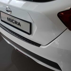Ladekantenschutz Edelstahl Nissan Micra K14 schwarz