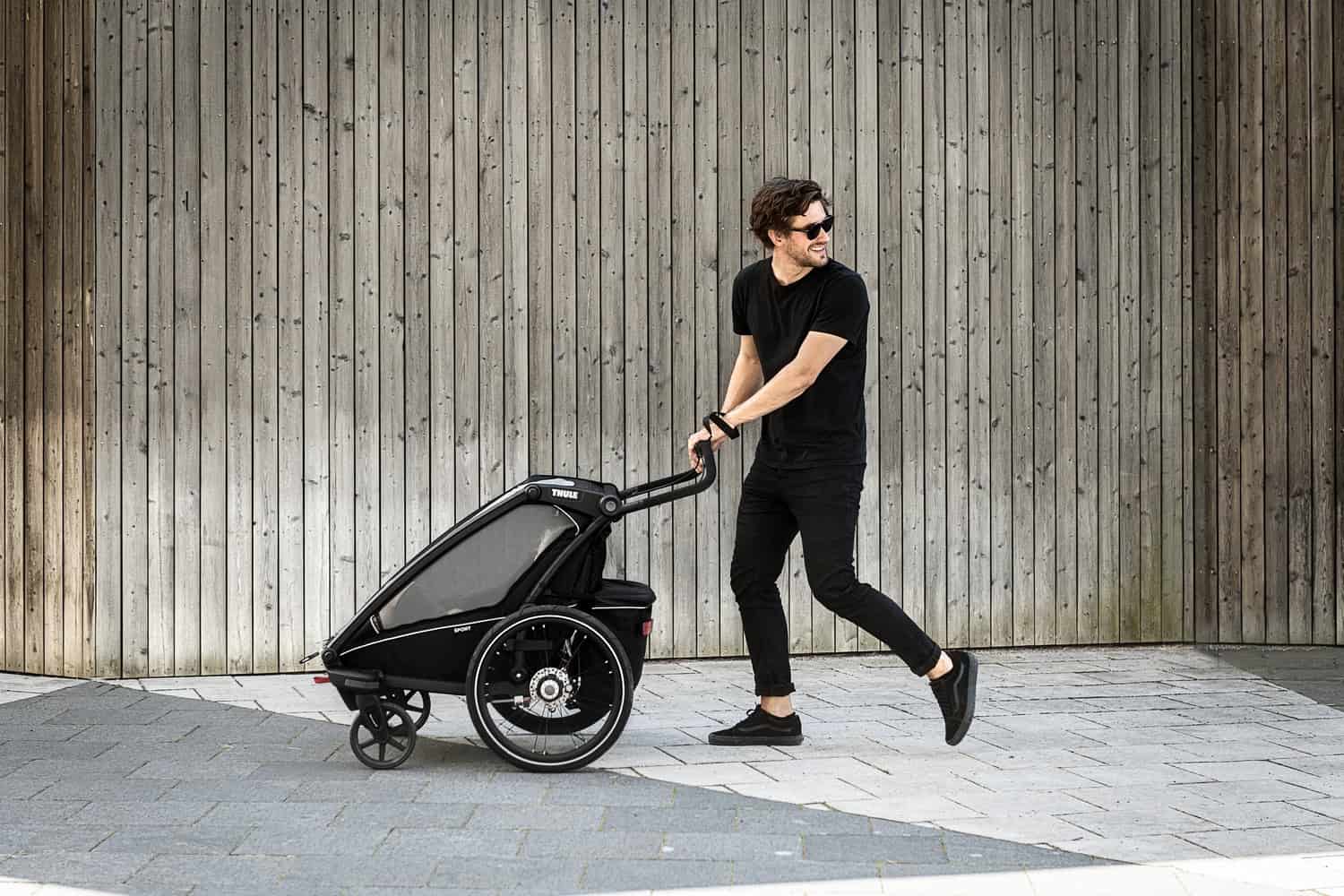 Thule Chariot Sport 1 Fahrradanhänger Midnight Black – Bild 12