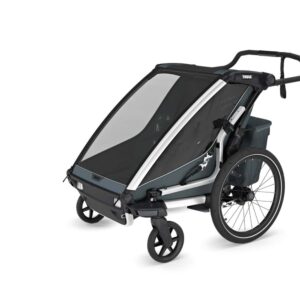 Thule Chariot Cross 2 Fahrradanhänger Dark Slate double