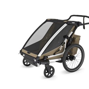 Thule Chariot Cross 2 Fahrradanhänger Faded Khaki double