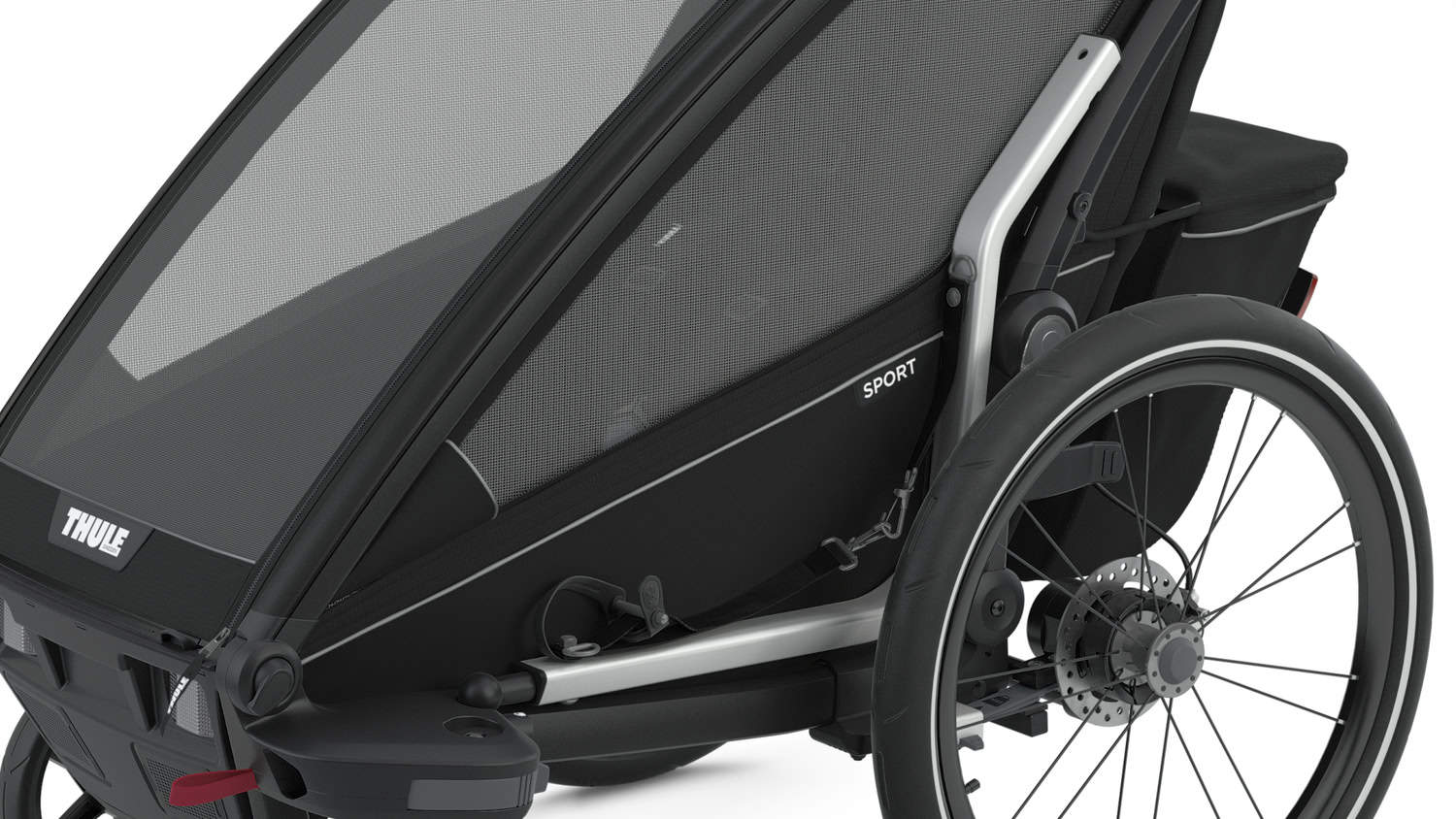 Thule Chariot Sport 1 Fahrradanhänger Midnight Black – Bild 8