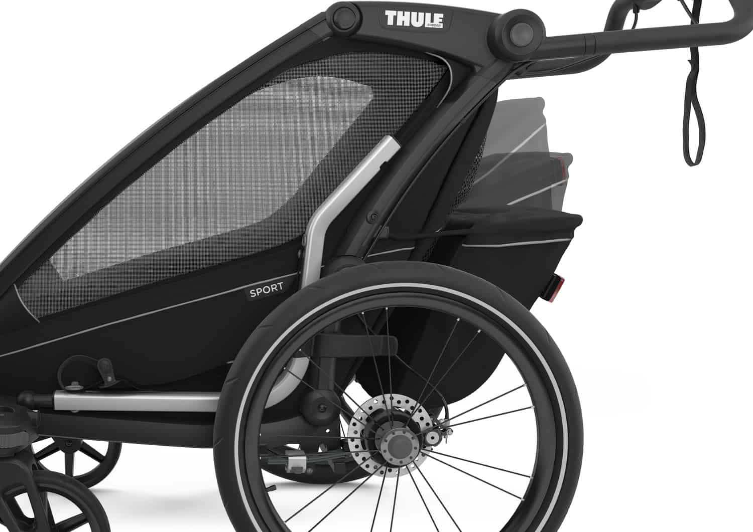 Thule Chariot Sport 1 Fahrradanhänger Midnight Black – Bild 6
