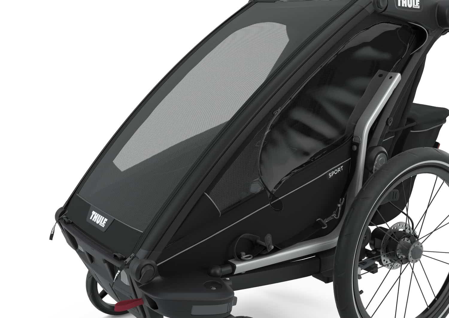 Thule Chariot Sport 1 Fahrradanhänger Midnight Black – Bild 7