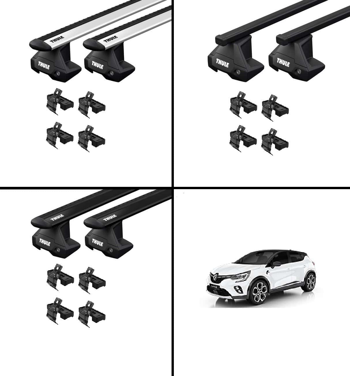 Thule Dachträger Renault Capture ohne Reling