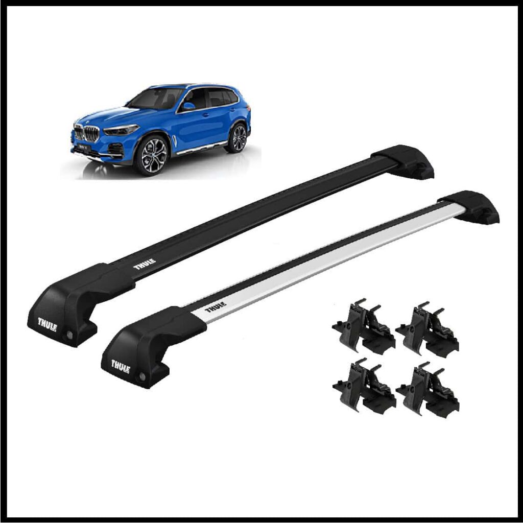 Wingbar Edge BMW X5 G05 ab 2018- mit einer Reling THULE