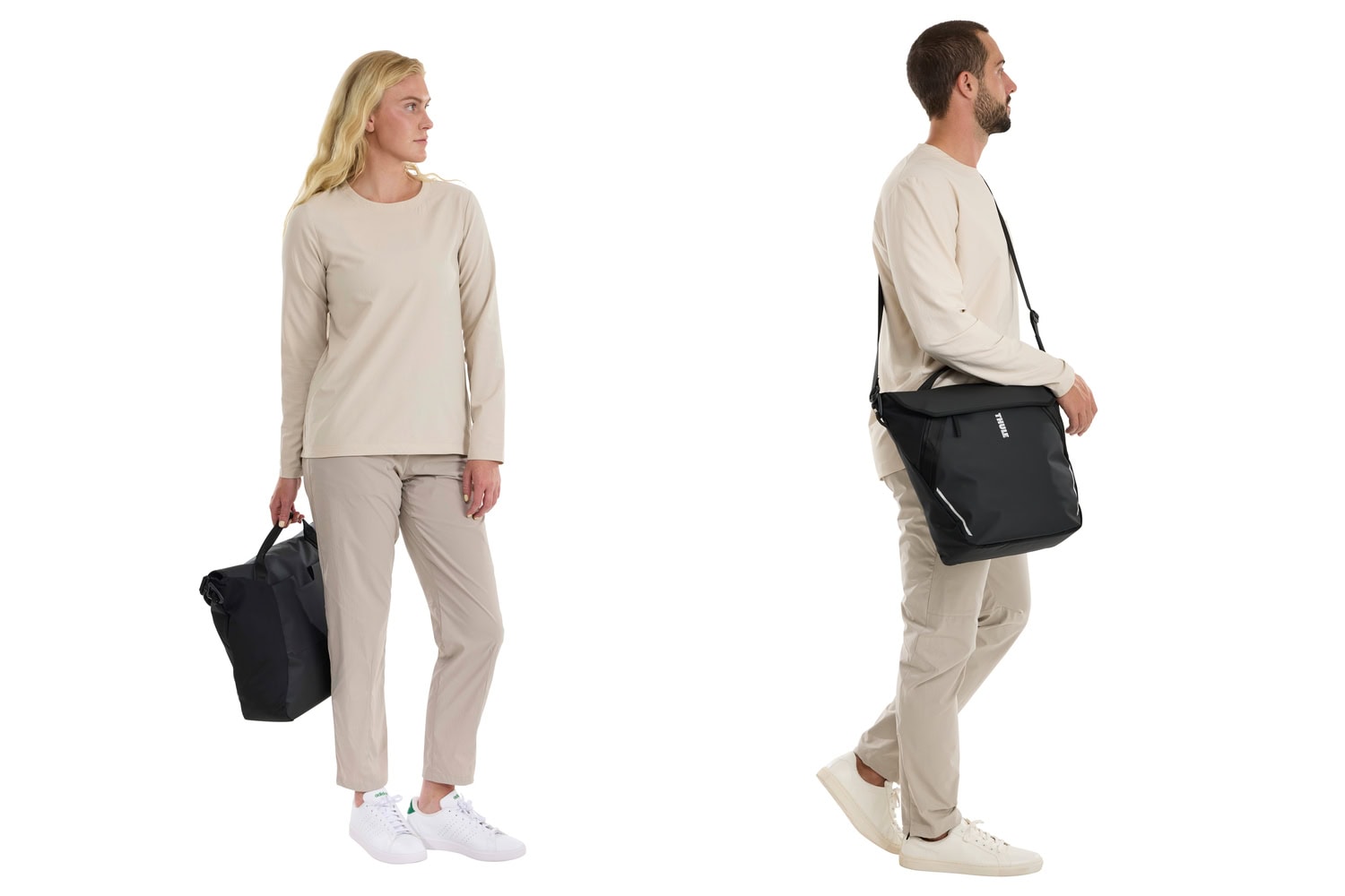 Thule Chasm InLock Fahrradkuriertasche mit Menschen