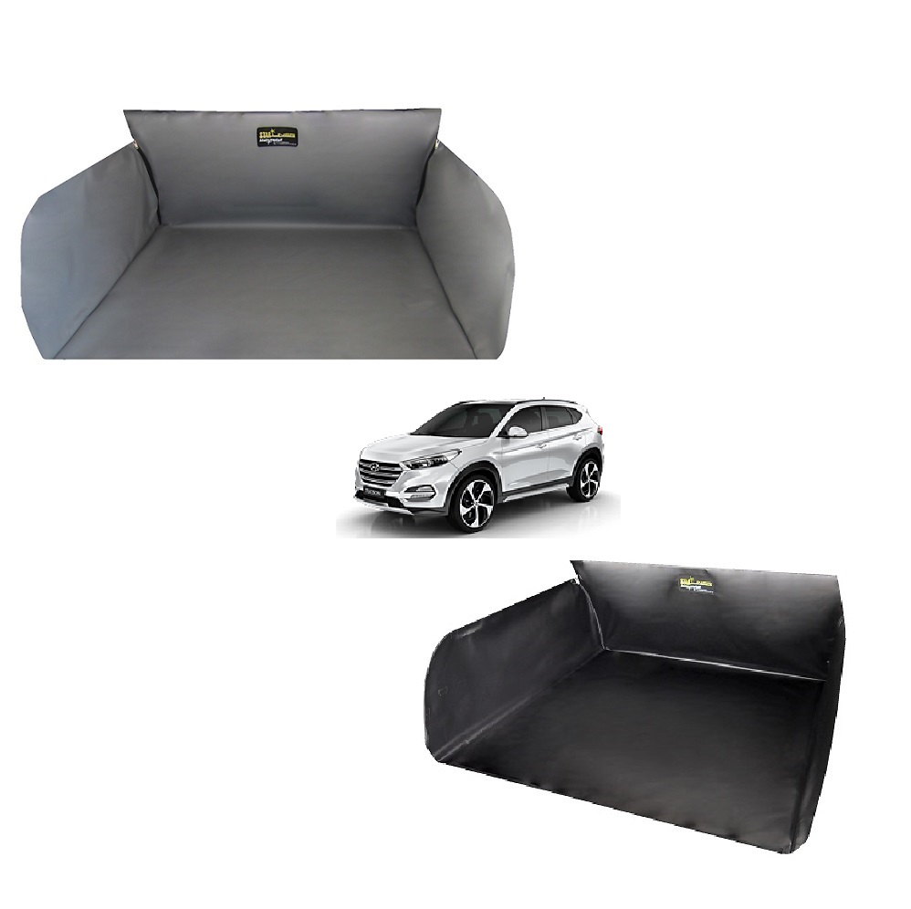 Maßgeschneiderte antirutsch Kofferraumwanne für den sicheren Transport von Einkauf Gepäck und Haustier SIXTOL Auto Kofferraumschutz für den Hyundai Tucson III