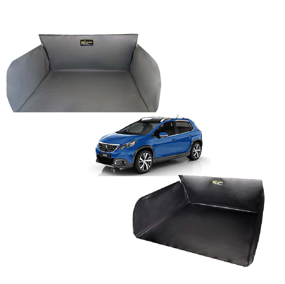 Auto Leder Kofferraummatte Kofferraumwanne für Peugeot 2008  2014-2023,Antirutschmatte Kofferraum Schutzmatte Kofferraumschutz,Pièces