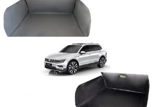 Kofferraummatte mit Ladekantenschutz für VW Tiguan 2 Allspace Bj. 2017