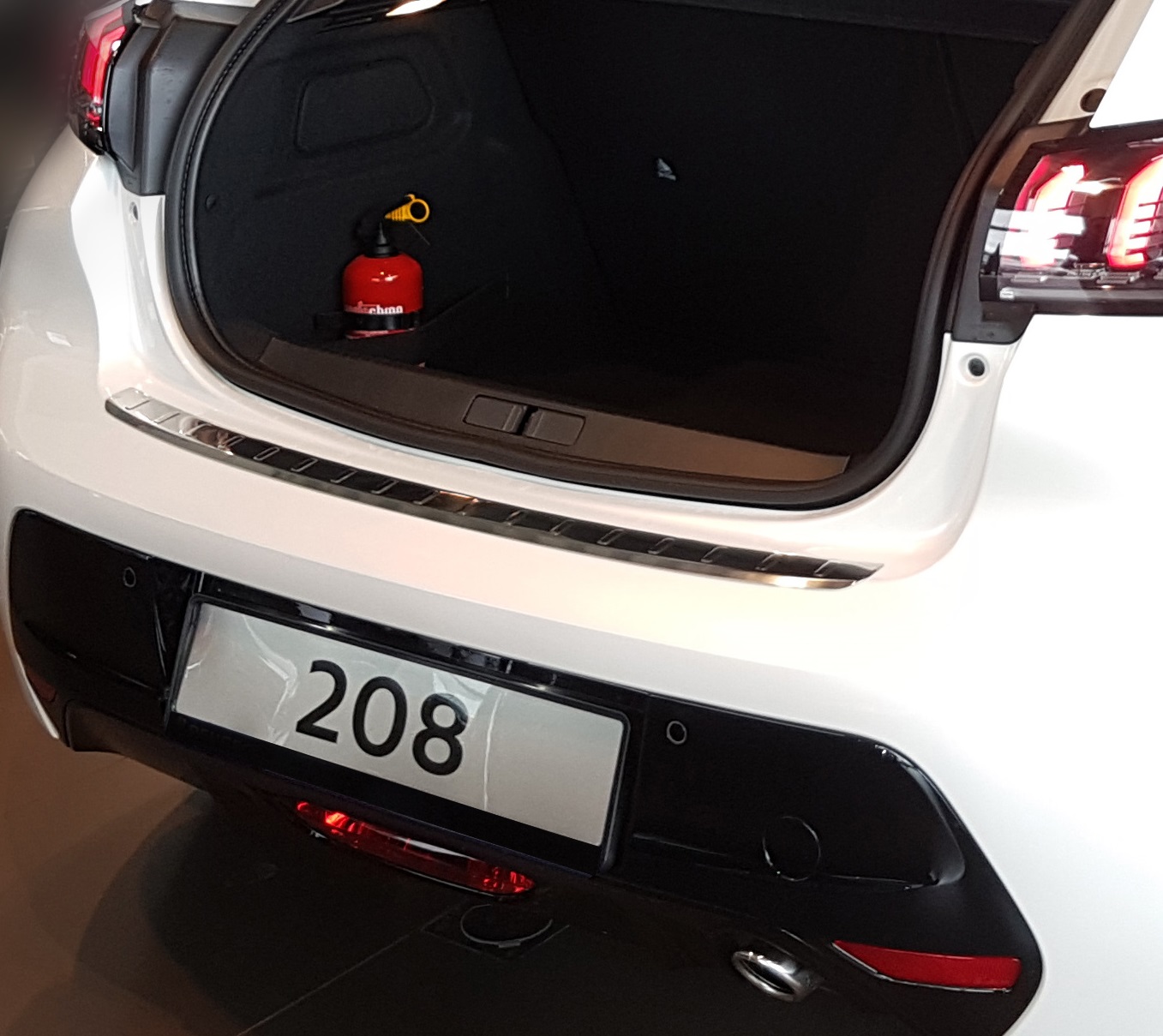 Ladekantenschutz 2019- hochwertiger Peugeot 208 EDELSTAHL ab
