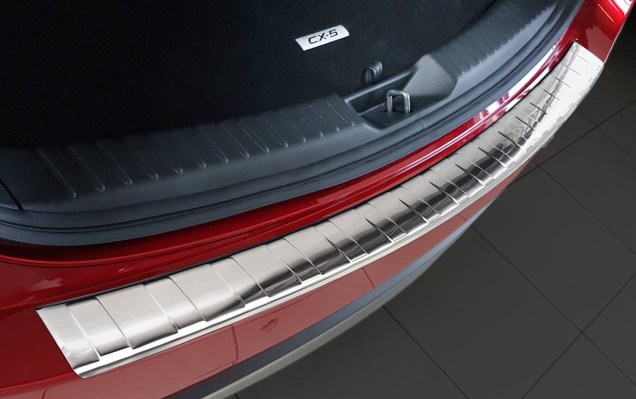Ladekantenschutz Mazda CX-5 KF hochwertiger ab 2017- EDELSTAHL