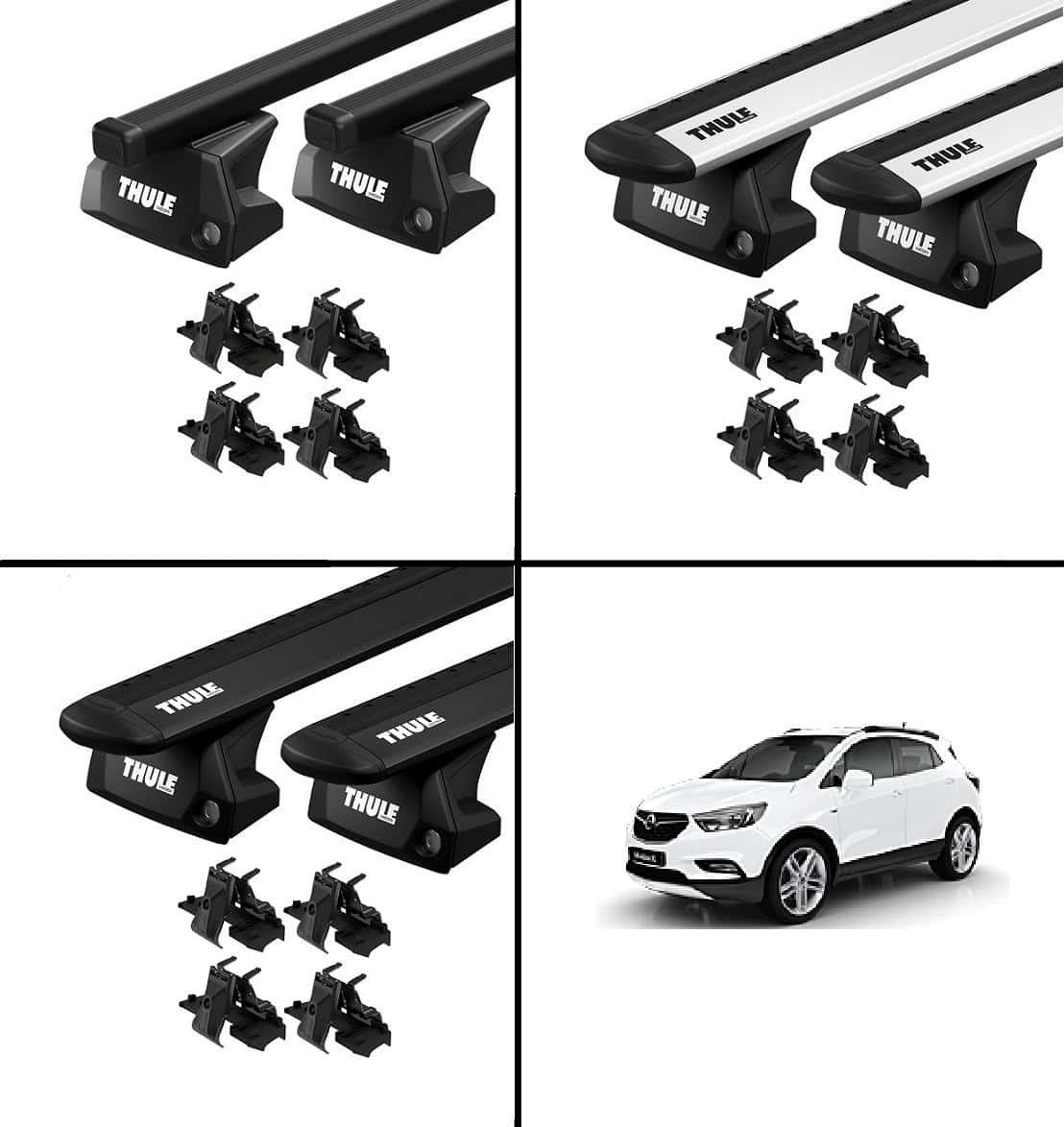 Dachträger Opel Mokka 2012-2021mit Reling THULE DIOMA